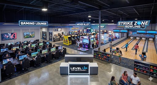 Arcade game zone setup and design services in India